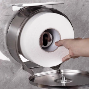 Cuộn giấy vệ sinh Inox treo tường