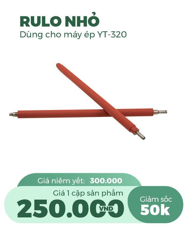 Rulo dành cho máy ép plastic