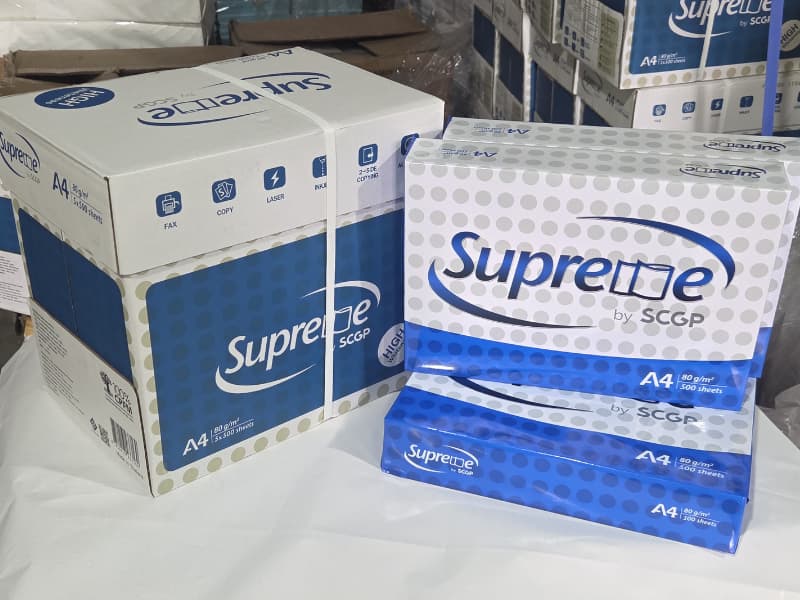Giấy a4 Nghệ An Supreme 80gsm cao cấp in hợp đồng
