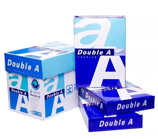 Giấy in nghệ an tốt nhất photo Double A A4 80gsm - Dày 80gsm, phù hợp in ấn chất lượng cao, tiết kiệm giấy.