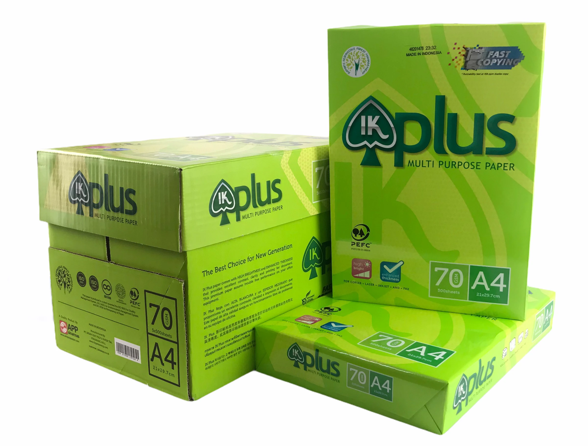Giấy in nghệ an tốt nhất A4 IK Plus 70gsm - Chất lượng cao, phù hợp in ấn văn phòng, đánh giá