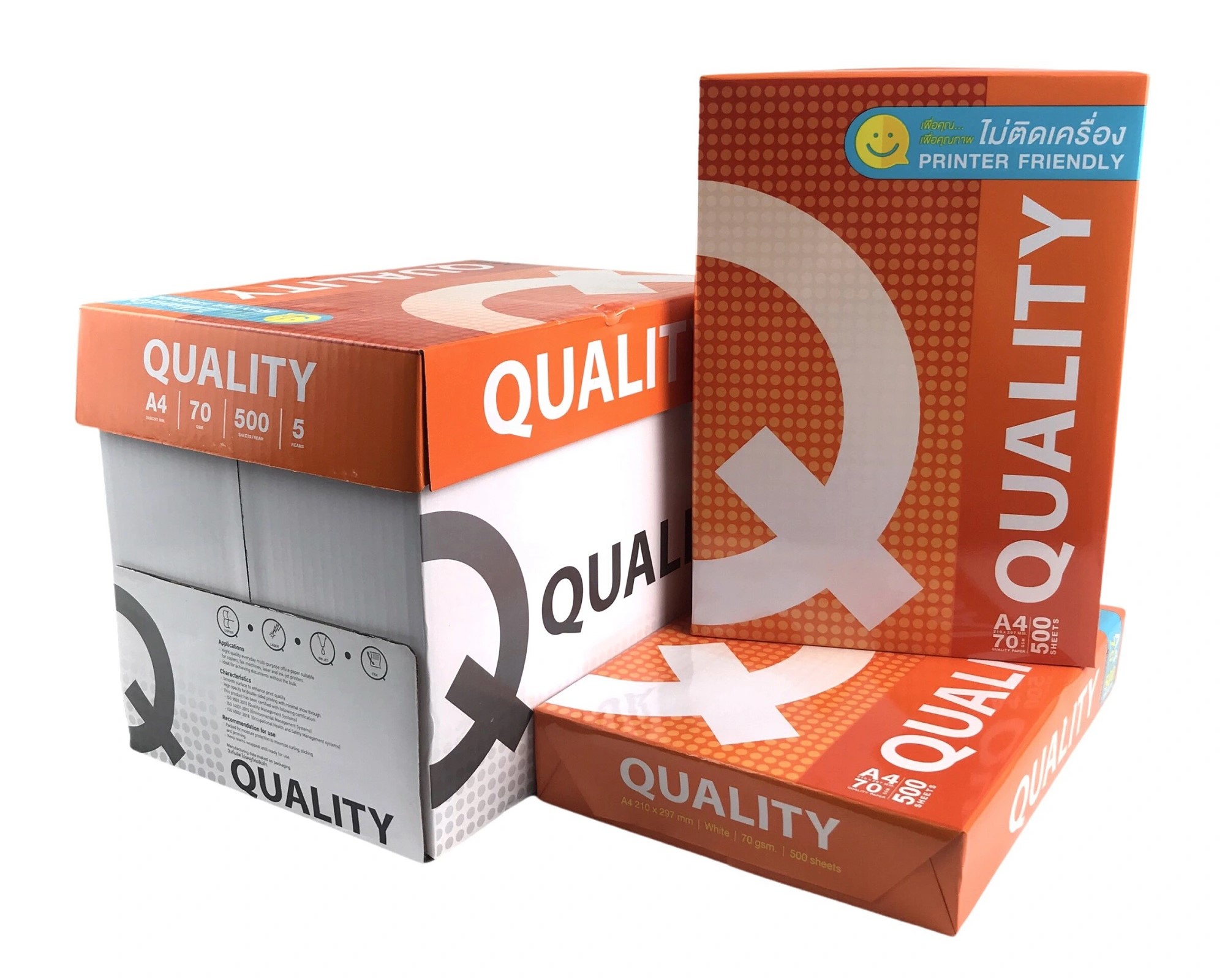 Giấy Quality A4 70gsm - lý tưởng cho in hàng loạt.