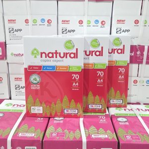 Giấy a4 Natural Nghệ An 70gsm chính hãng chống kẹt máy